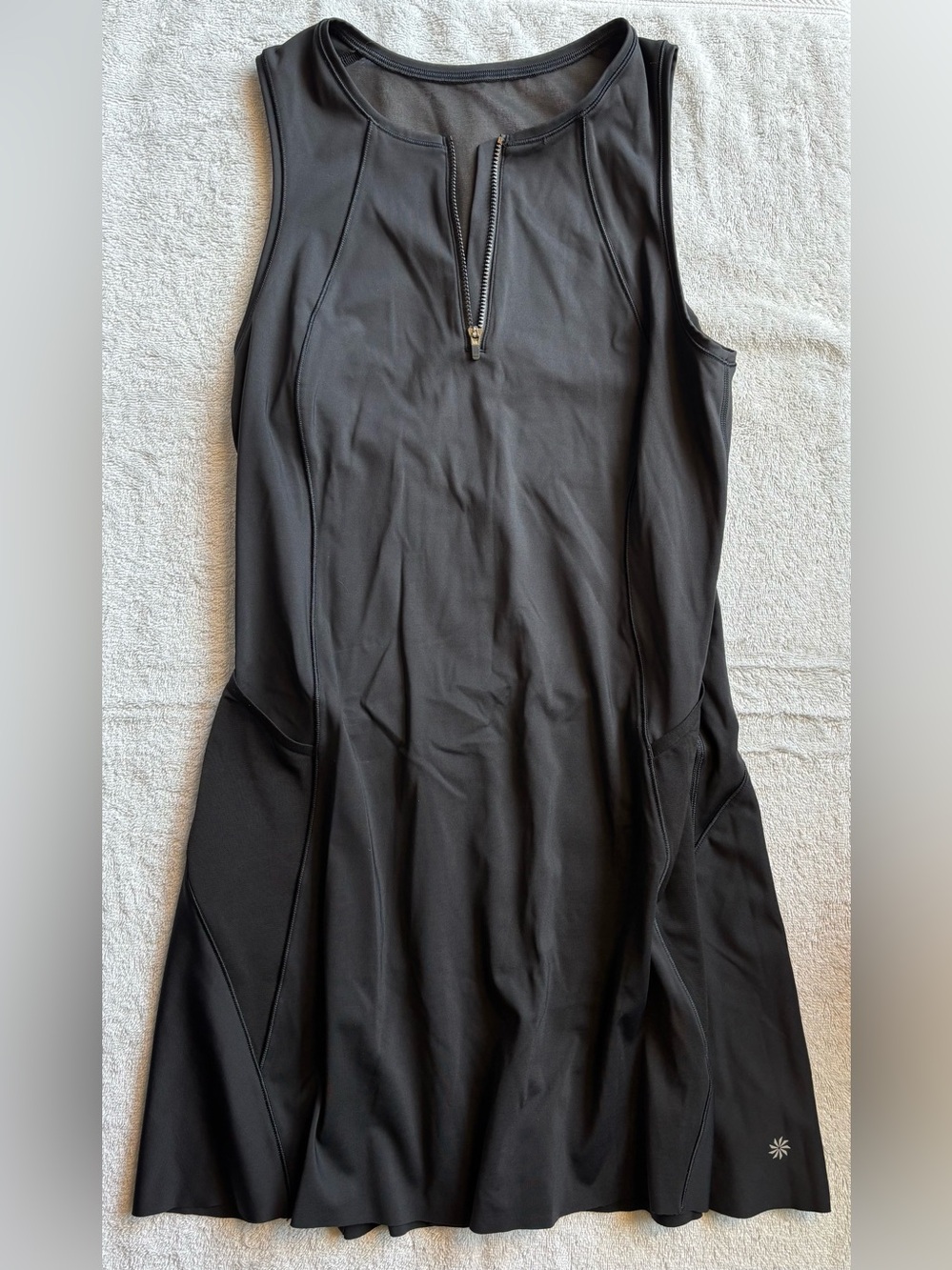 Athleta Half Zip sleeveless stretch dress